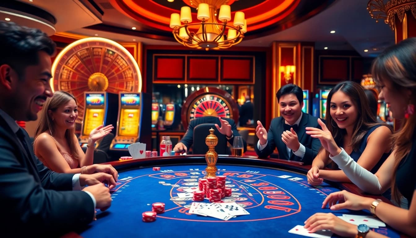 Experience the excitement of gaming at hay88 com with vibrant casino elements.