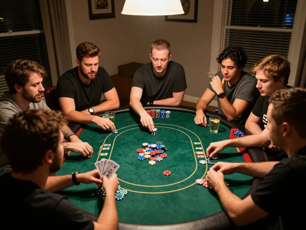 Players engaging in a friendly poker game highlighting community and strategy at 99win.