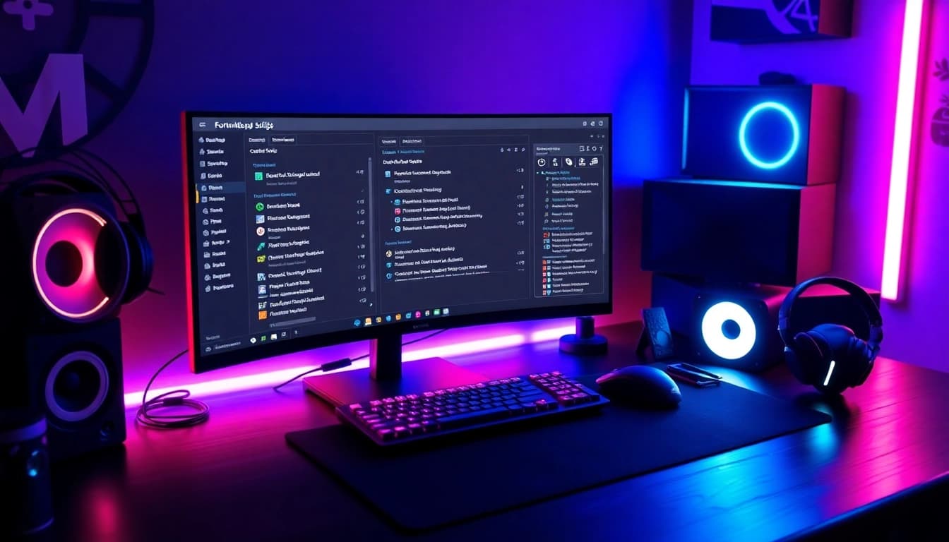 Explore the Best Fortnite script interface with vibrant settings and advanced tools for gameplay.