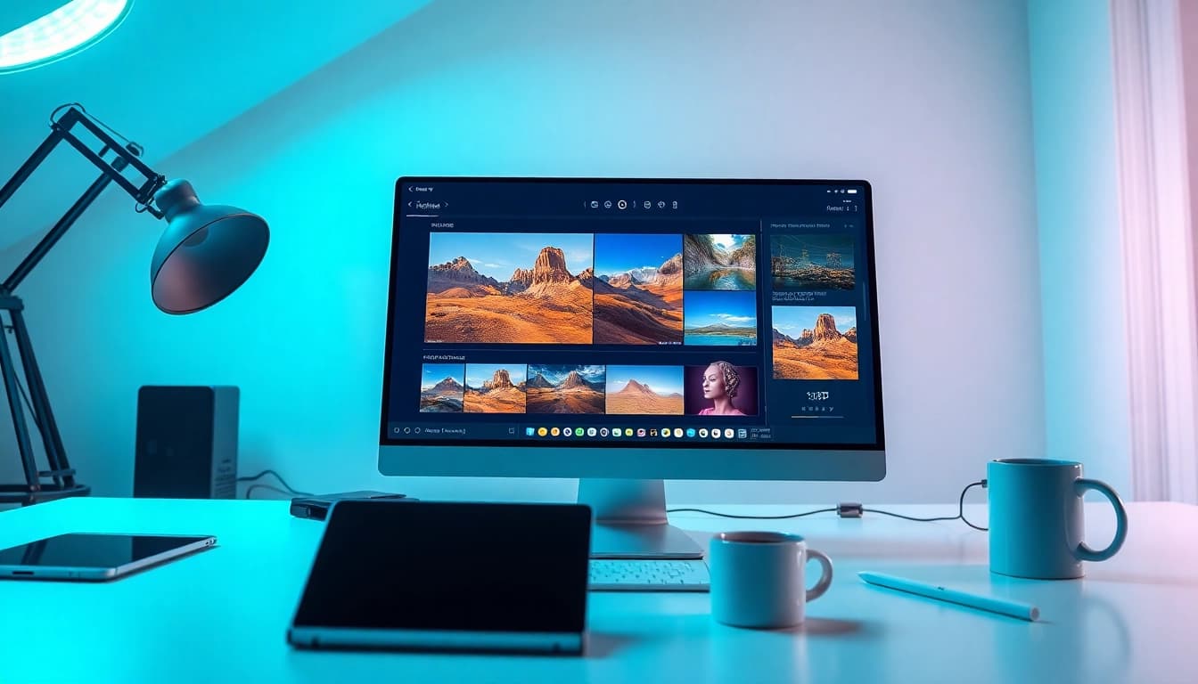 Experience the innovative capabilities of nano banana pro AI image editing tool in a modern workspace setting.