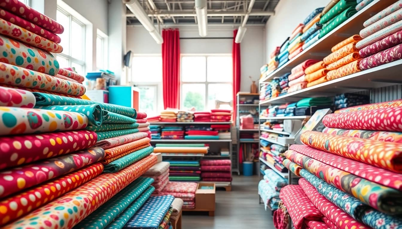 Tricot stof kopen van hoogwaardige kwaliteit in een kleurrijke stoffenwinkel