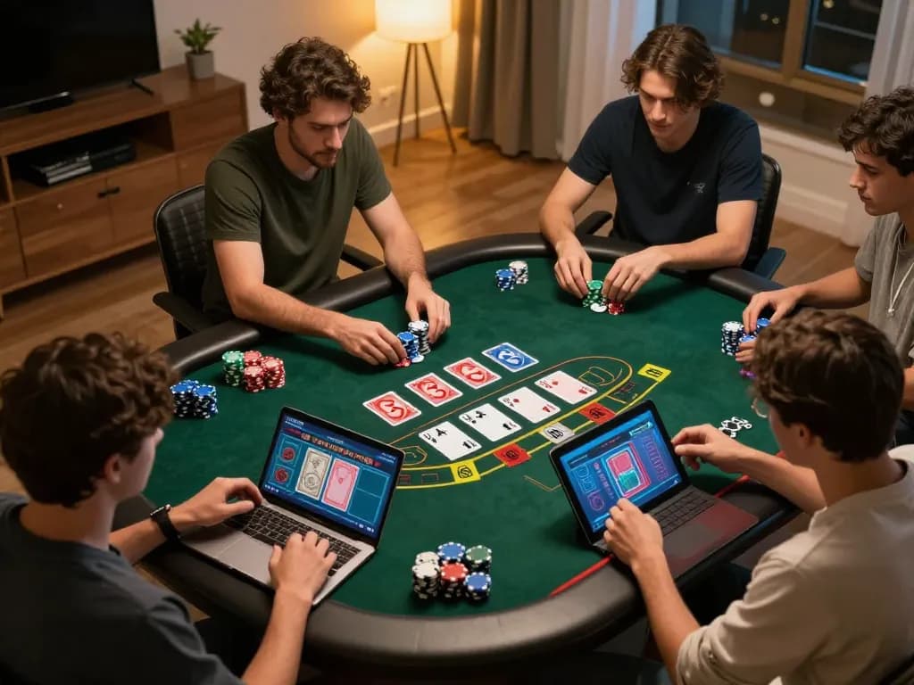 Engaging in a thrilling situs slot gacor game strategy at home with friends and modern technology.
