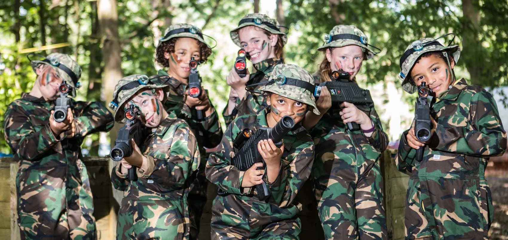 Laser Tag Adventures for Active Kids at Wild Fire Events