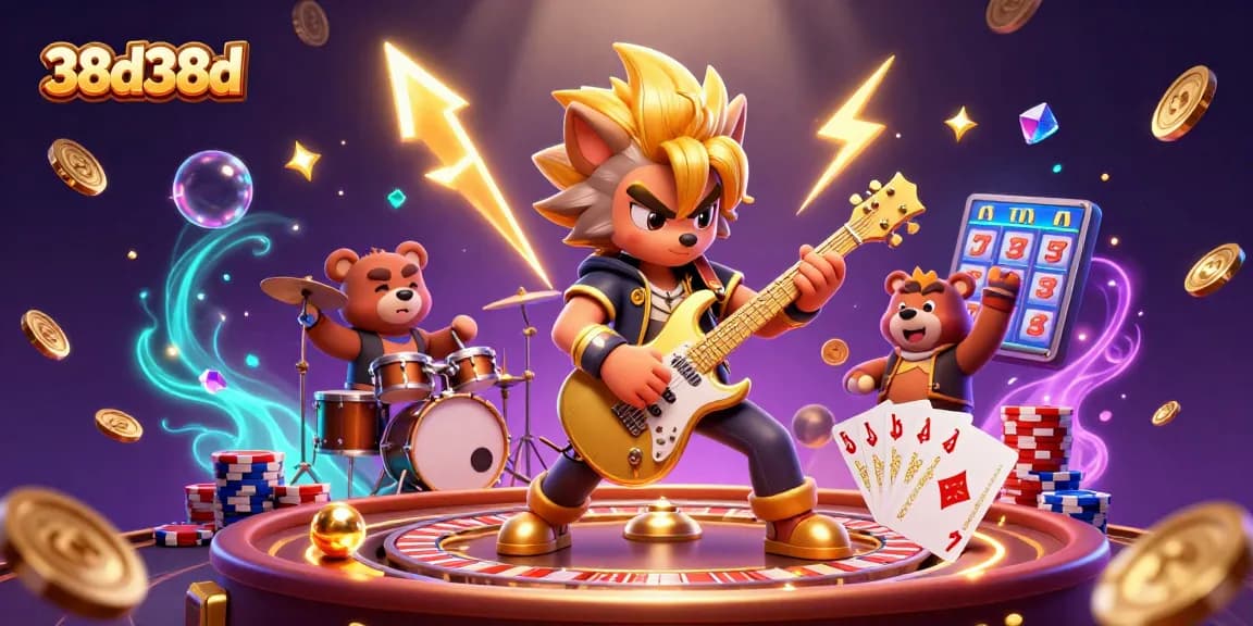Aproveite os divertidos jogos de cassino com 38d38d, em uma cena vibrante repleta de ação e emoção.