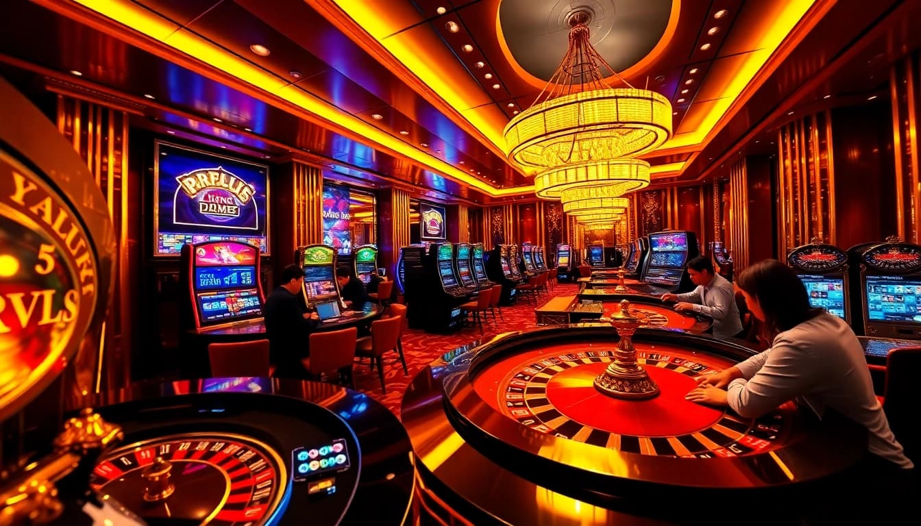 Experience the thrill of gaming at trang chủ rr88, featuring exciting slot machines and roulette tables.