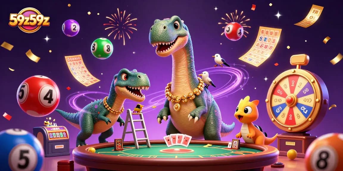Experimente a magia do 59z59z com dinossauros em um cassino colorido, um verdadeiro espetáculo!