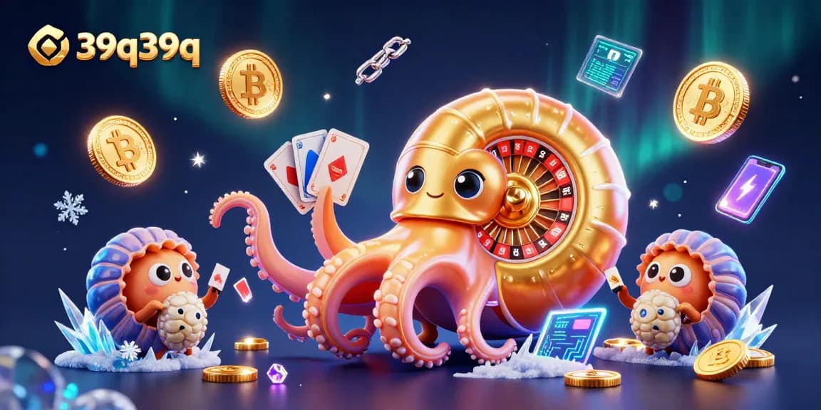 Experience thrilling action with 39q39q, showcasing a giant nautilus roulette wheel amidst vibrant casino elements.