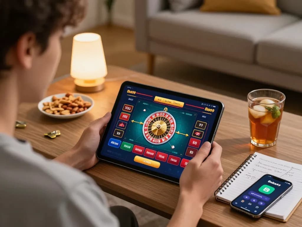 Rasakan sensasi perjudian online dengan Boba99 dalam pengaturan permainan di rumah yang nyaman.