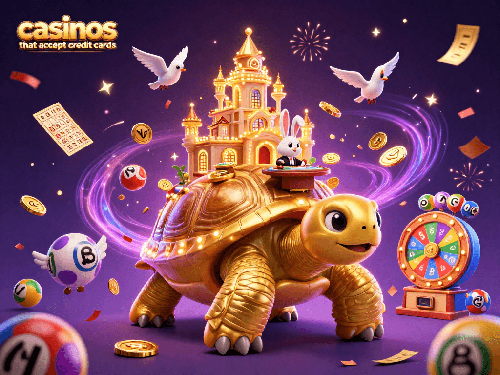 Experience the excitement of casinos that accept credit cards with dynamic characters and vibrant gaming elements.