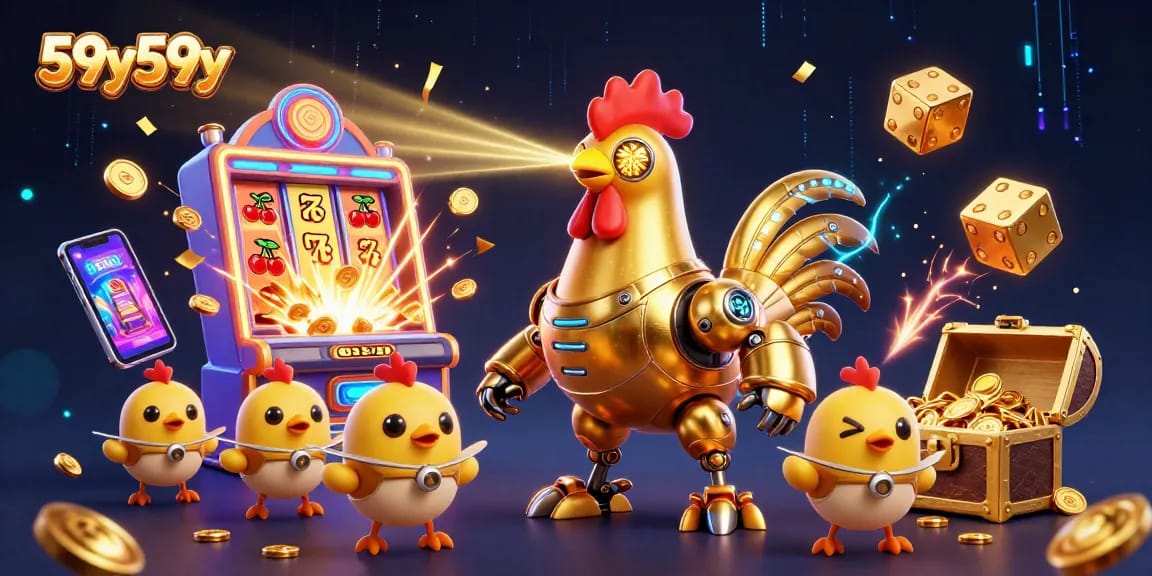 Spin to win with colorful slot action at 59y59y, featuring thrilling jackpot excitement.