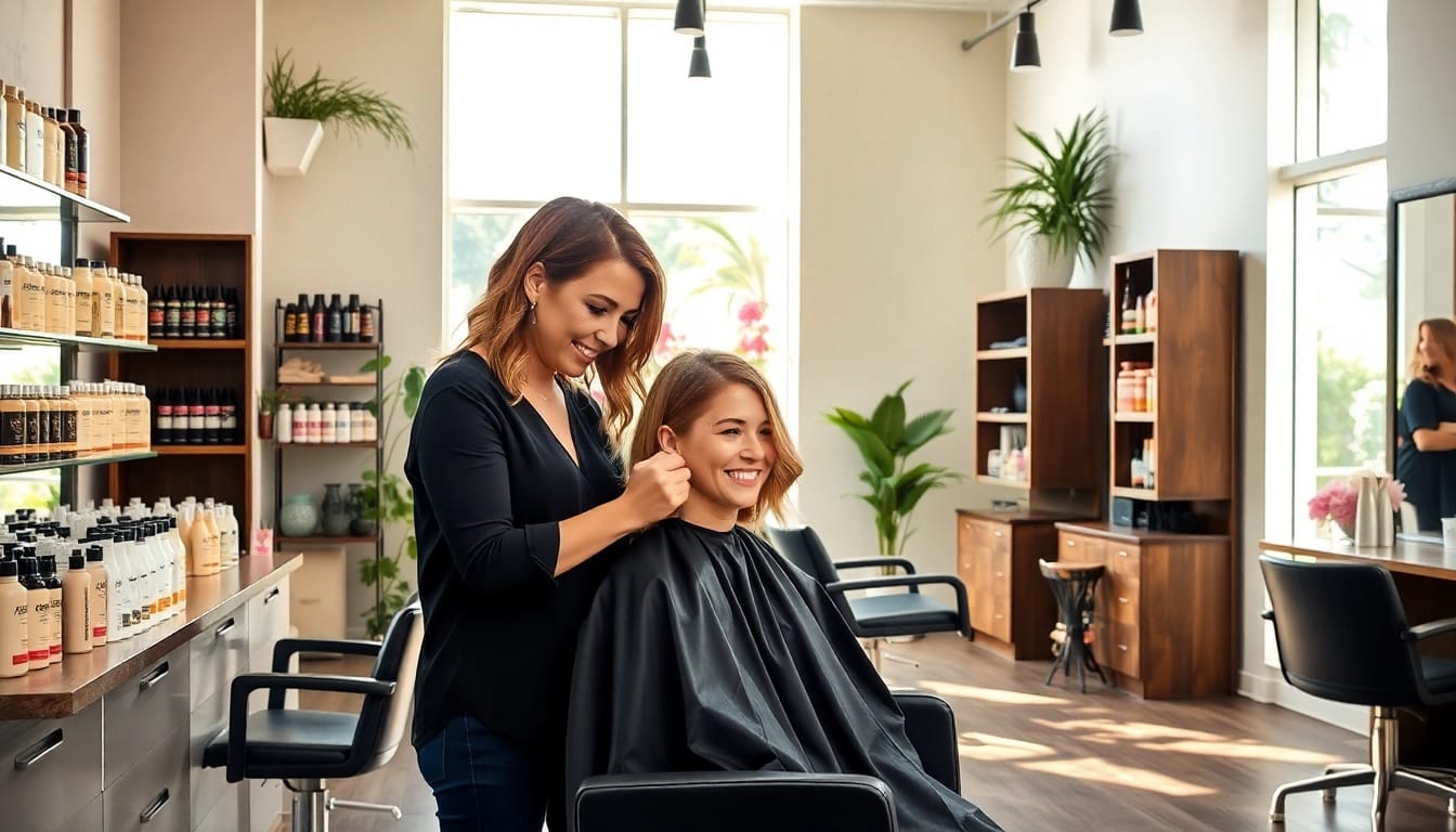 Experience the best hair salon in San Diego with vibrant styling services and a welcoming atmosphere.