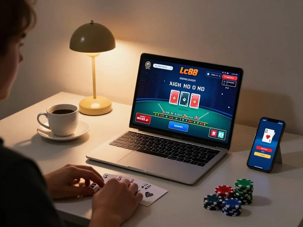 Experience the thrill of lc88 online blackjack in a cozy home setting