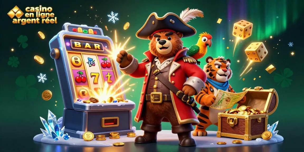 Vivez l'adrénaline de casino en ligne argent réel, avec pirates et jackpots explosifs.