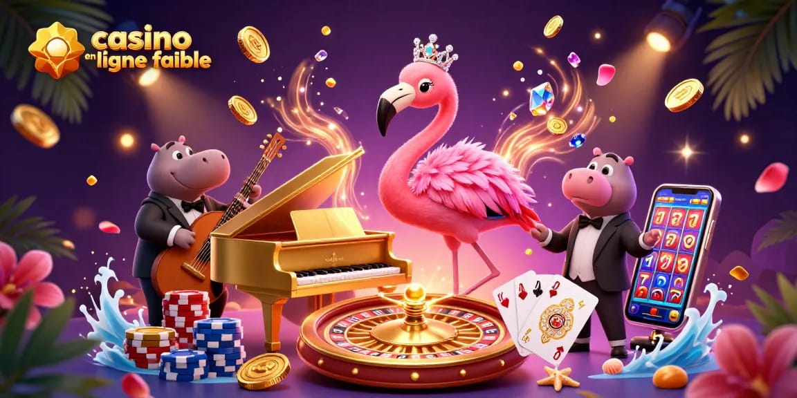 Explorez un monde de glamour tout en jouant au casino en ligne fiable avec des éléments colorés et animés.
