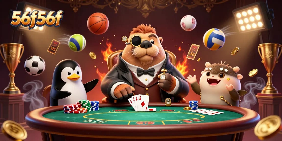 Aposte no 56f56f com um divertido jogo de cartas entre uma morsa e seus amigos.