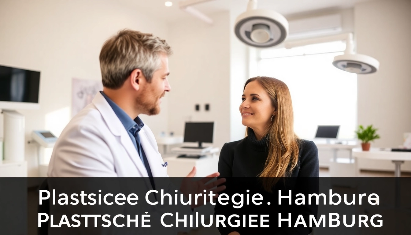 Beratung zur plastischen Chirurgie Hamburg mit einem erfahrenen Chirurgen in einer modernen Klinik.