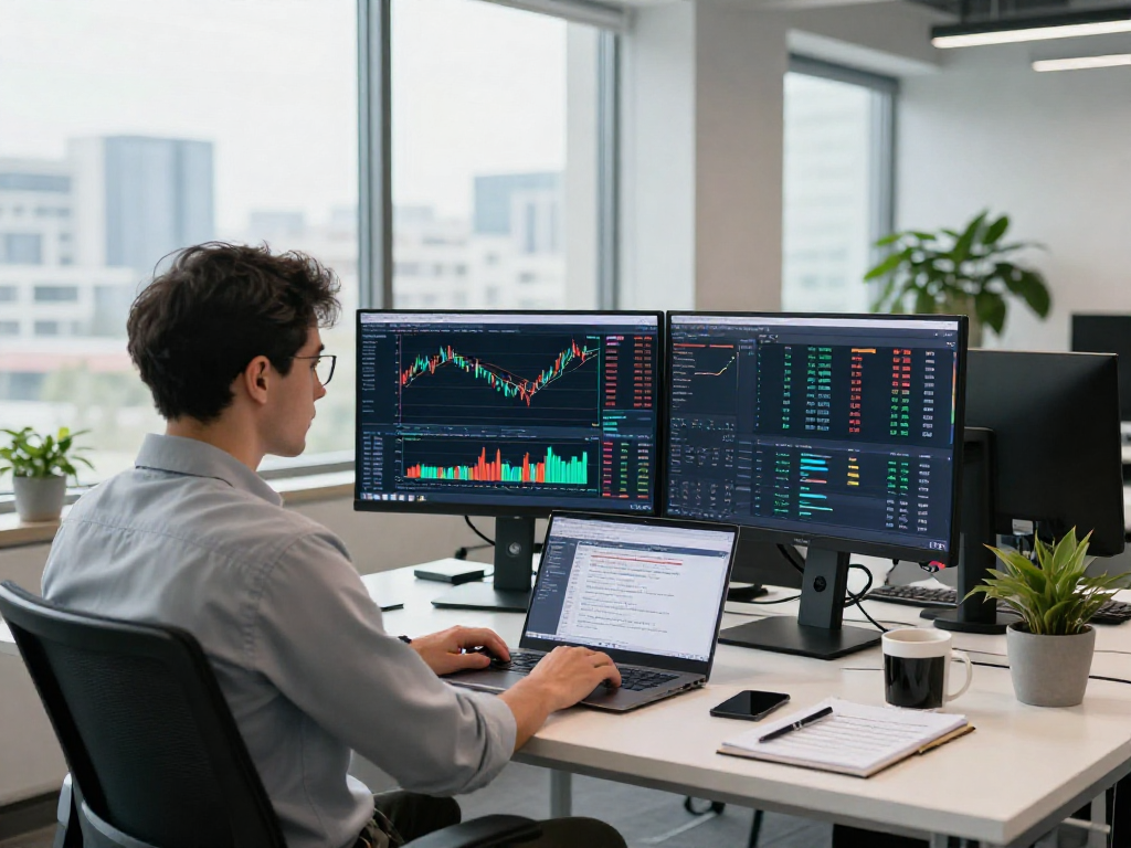 使用TradingView进行股票和外汇行情分析的交易员场景