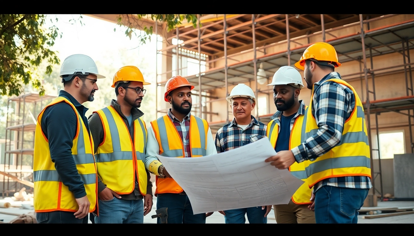 Construction trade schools in texas promote teamwork among diverse students on job sites.