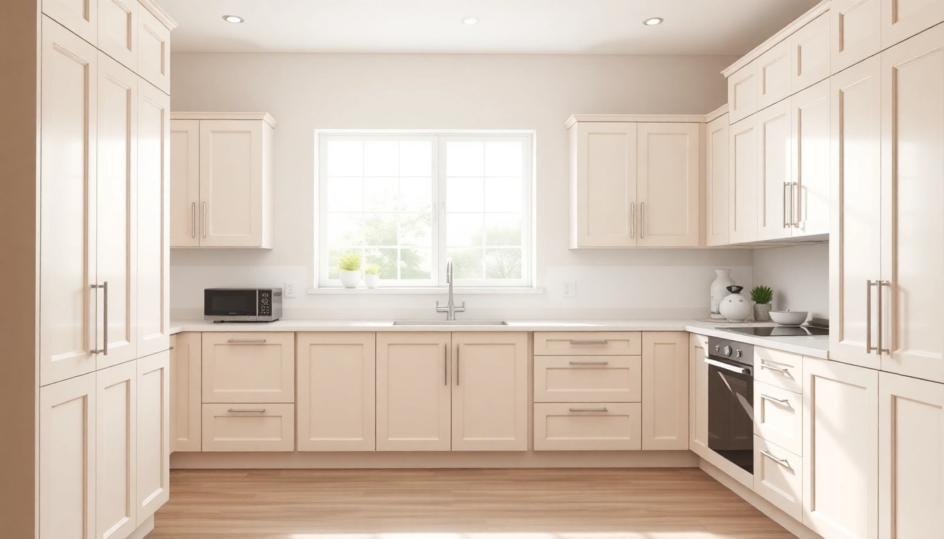 Enhance your space with Cabinet Refacing Saint Petersburg FL showcasing modern, stylish cabinetry.