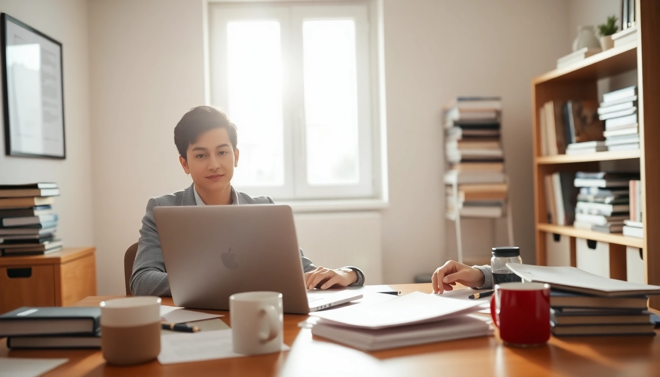 Hire someone to take lsat for you with a focused student studying at a cozy desk.