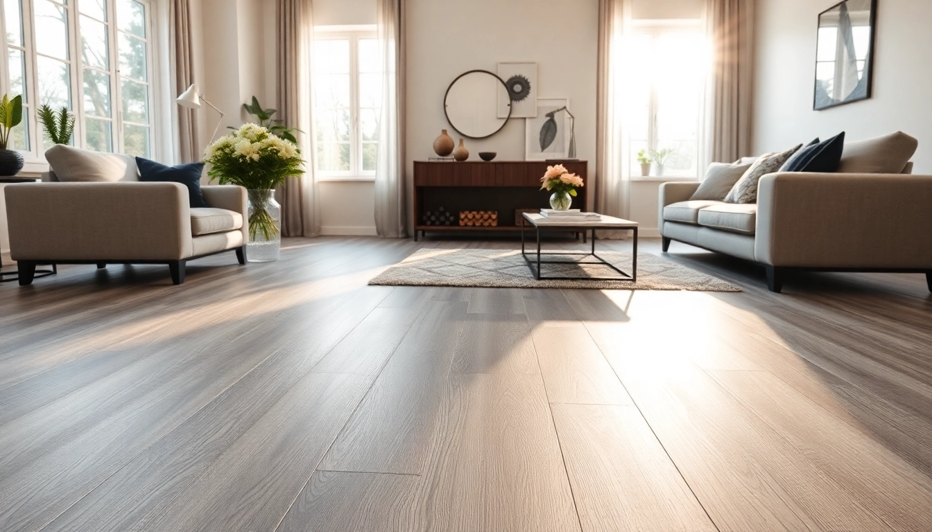 Beautify your space with lvp flooring in a modern interior emphasizing style and warmth.