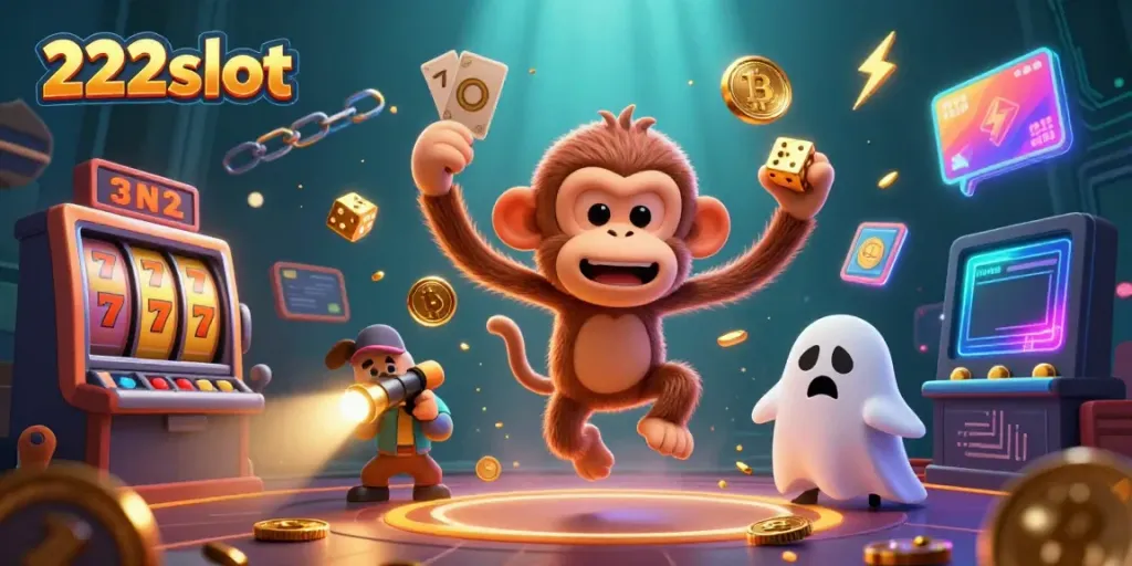 Permainan seru di 222slot dengan hantu anjing dan monyet poltergeist juggler di kasino.