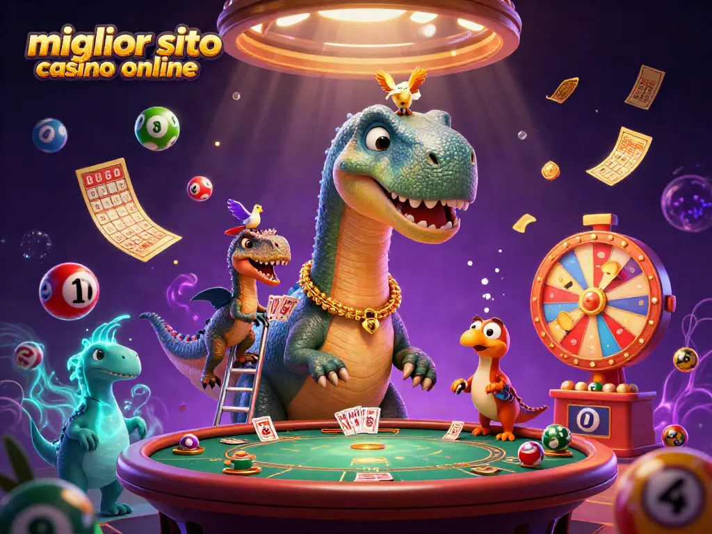 Il miglior sito casino online offre un'esperienza unica con giganteschi dinosauri e giochi entusiasmanti.