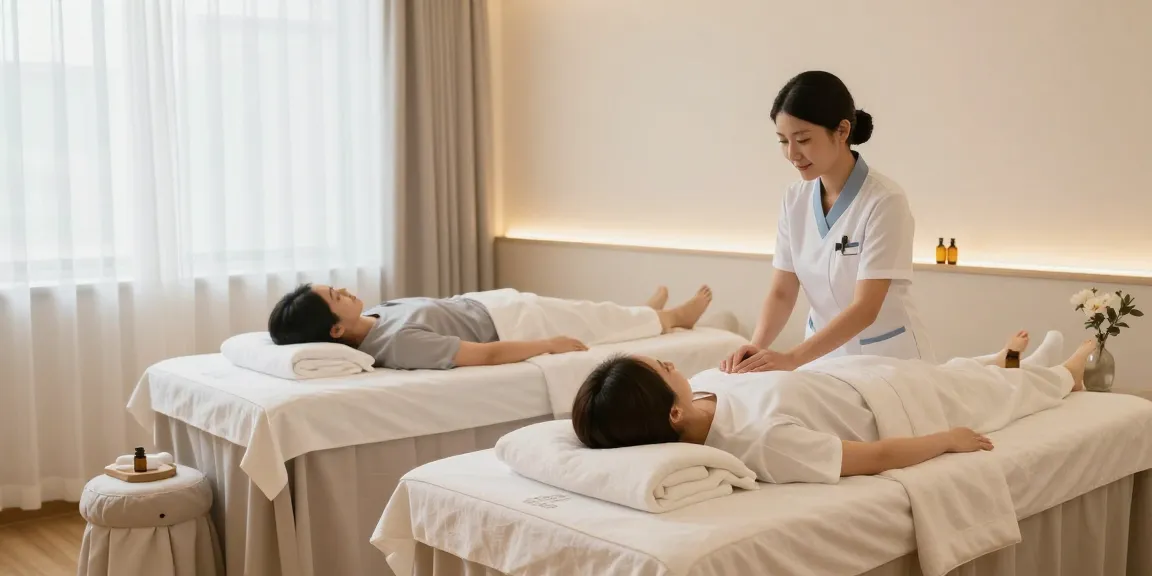 하남출장마사지와 관련된 전문적인 의료 서비스와 환자 케어를 제공하는 헬스케어 클리닉의 모습입니다.