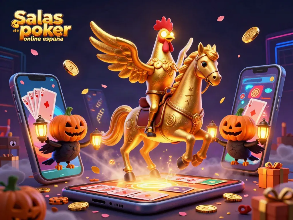 Salas de póker online en España: disfruta de cartas y emocionantes juegos de póker con luces y acción