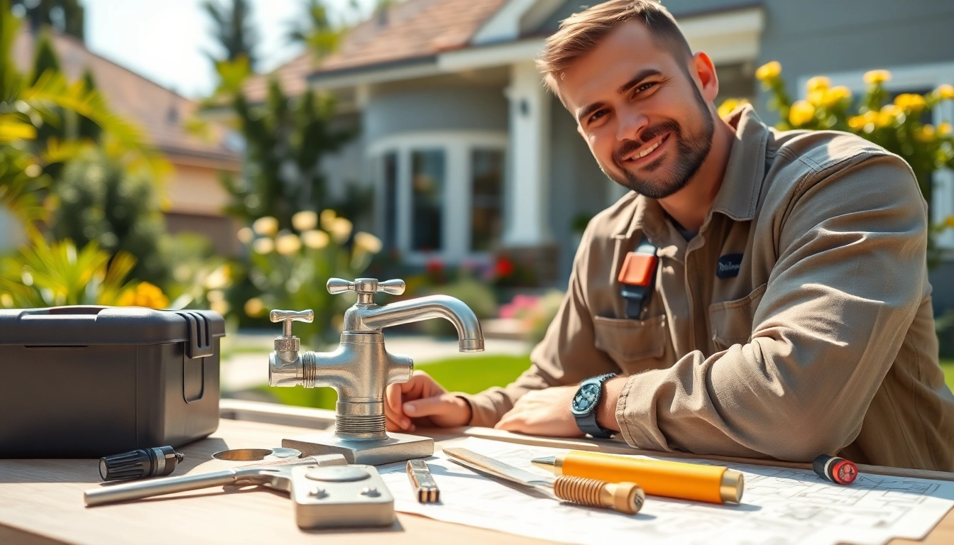 Plumber near me fixing a faucet at a home, showcasing expertise in action.