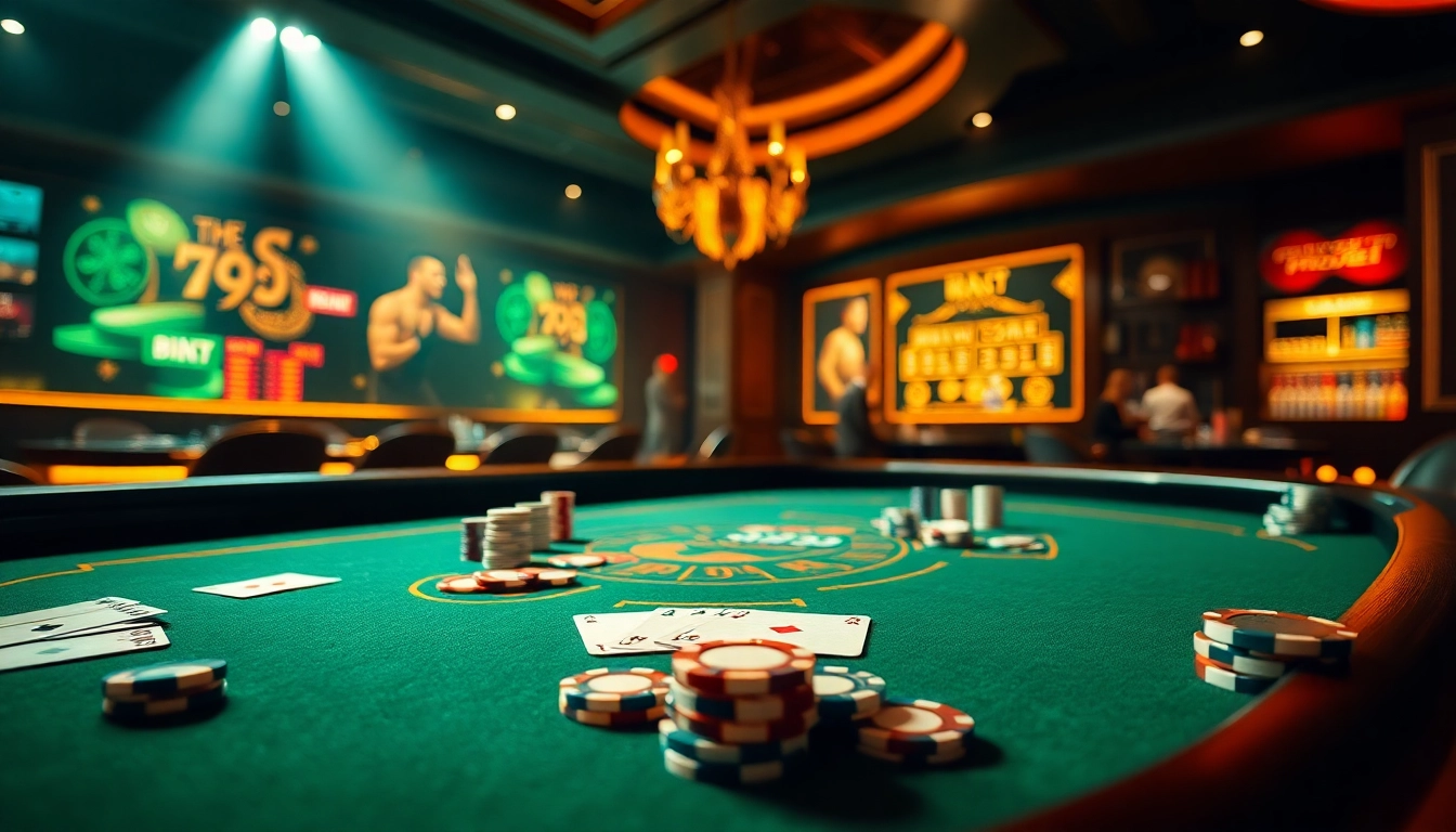 Exciting gambling action at trang chủ 789bet featuring vibrant casino elements.