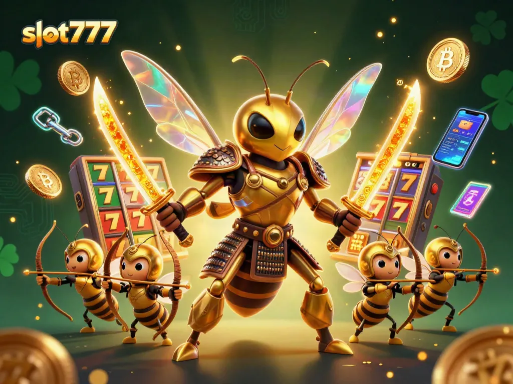 Mainkan slot777 dengan keberuntungan di tengah ilustrasi kasino megah