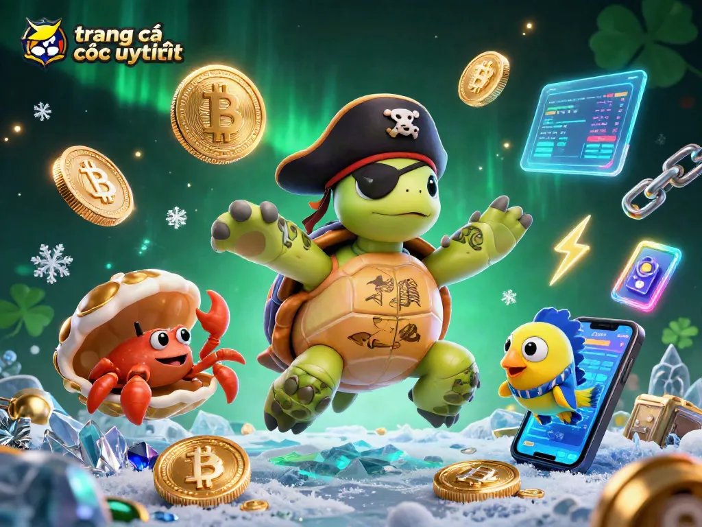 Khám phá trang cá cược uy tín với hình ảnh sống động của rùa hải tặc và kho báu dưới nước.