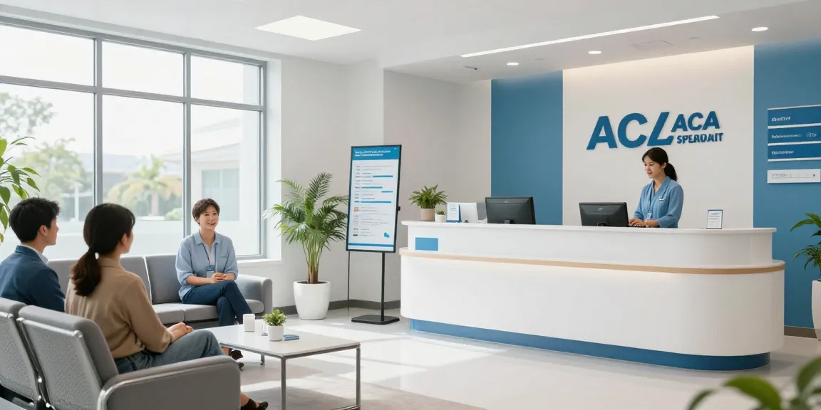 ACA specialist referrals in a patient-friendly healthcare clinic environment.