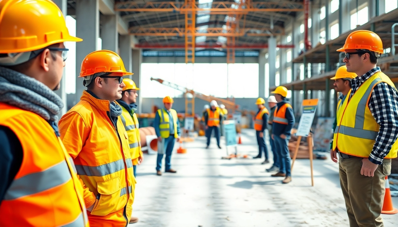 Enhance your understanding of construction safety programs with active training sessions on-site.