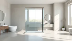 Erleben Sie die sonni Duschkabine in einem modernen Badezimmer mit elegantem Design.