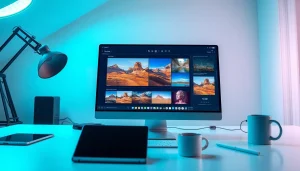 Experience the innovative capabilities of nano banana pro AI image editing tool in a modern workspace setting.