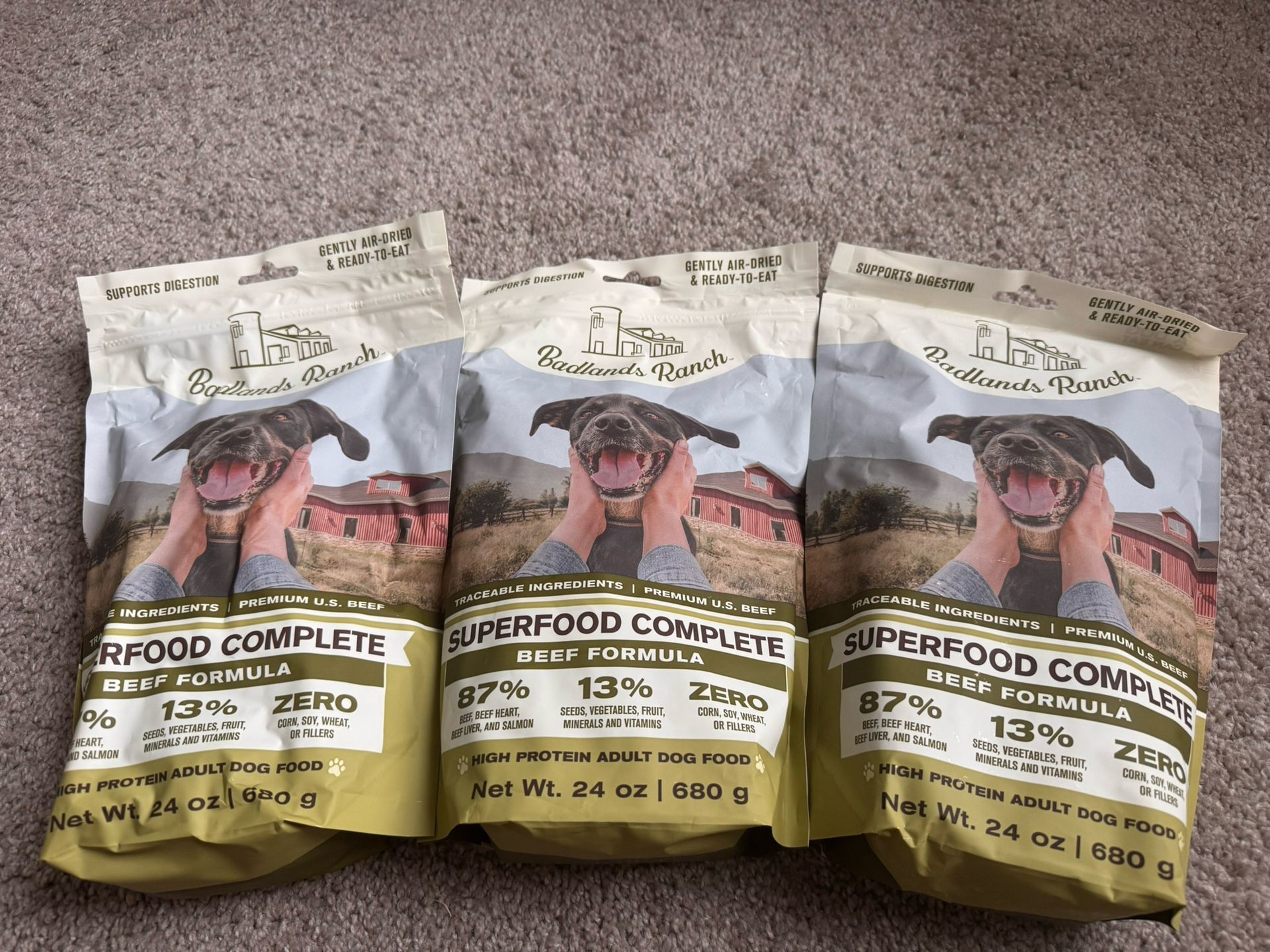 Comparing Badlands Ranch Dog Food to Other High-End Brands