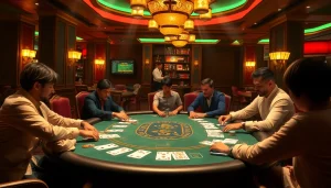 Experience the thrill of birutoto at a high-stakes poker table filled with luxury and excitement.