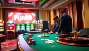 Experience the excitement of Fun88 link with vibrant casino games and a professional gaming atmosphere.