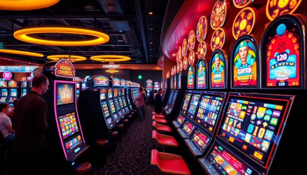 Pinco Casino slotlar üçün maraqlı oyun avtomatları və canlı atmosfer yaradan görünüş.