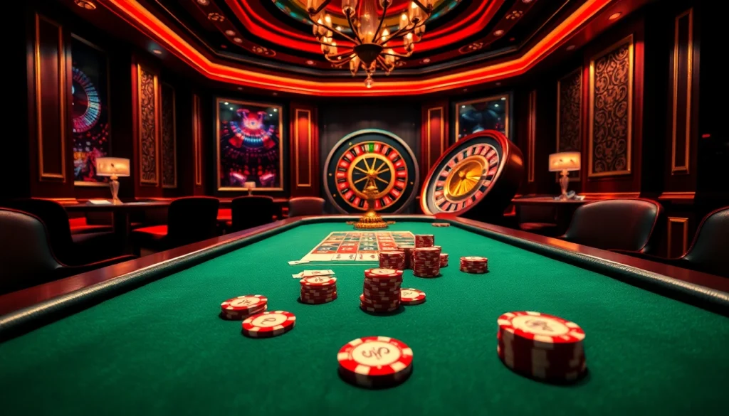 Experience the excitement of gambling at https://xx88.today/ with luxurious poker tables and vibrant casino elements.