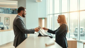 Menyetorkan deposit 1k secara efisien di bank modern dengan teller ramah.