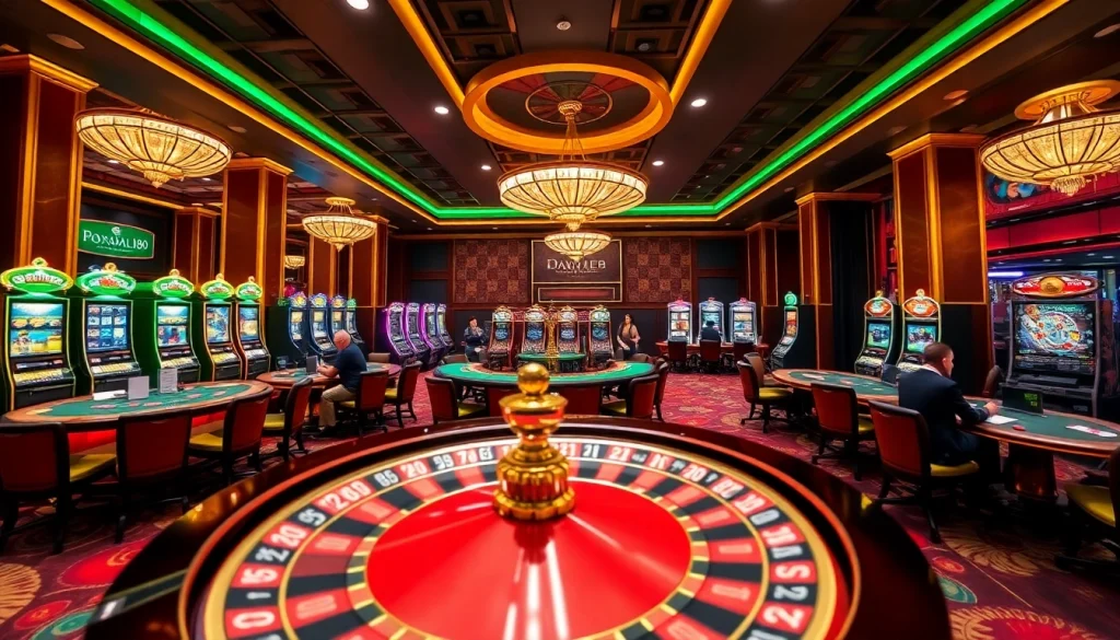 Experience the thrill of Daftar Modal138 with luxury casino gaming action and vibrant poker tables.