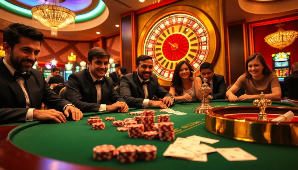 xem kết quả bóng đá nhanh at a lively casino poker table with colorful chips and cards