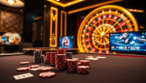 Engage with FLY88 đăng nhập to enjoy thrilling casino action at a stylish poker table.