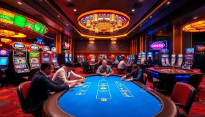 Experience the excitement of betting at MM88 with vibrant casino tables and dynamic gameplay.