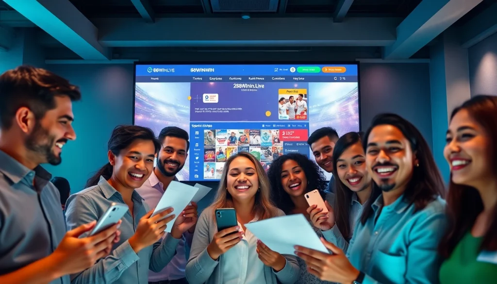 Users enjoying sports betting at 98winwin.live, capturing the excitement and engagement of online gambling.