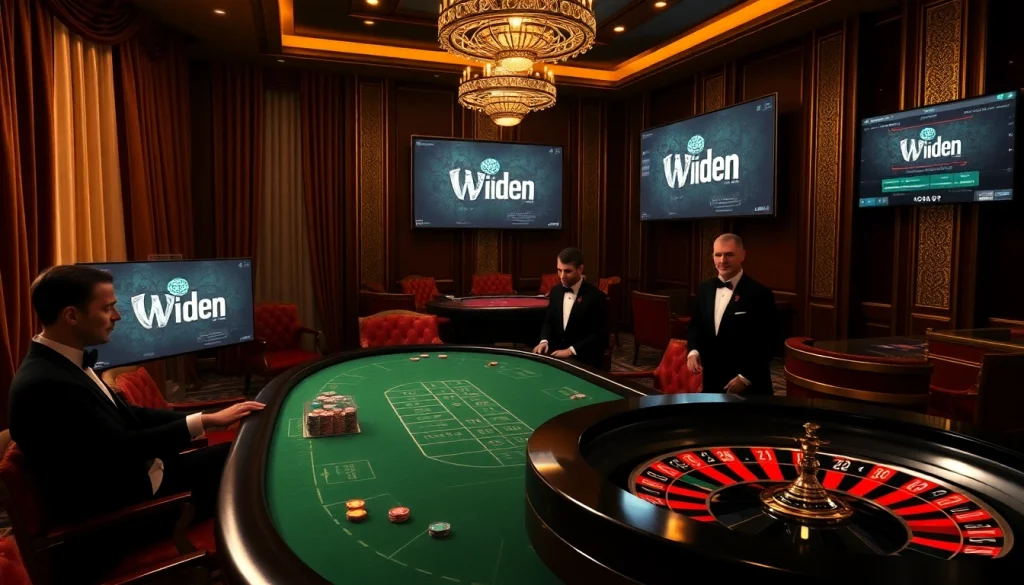Engaging players analyze high-stakes games at a luxurious casino table in the world of hidden wiki.