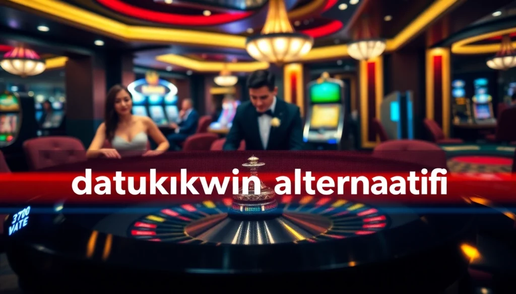 Rasakan sensasi datukwin alternatif dengan roulette yang penuh warna dan mesin slot di lingkungan kasino mewah.